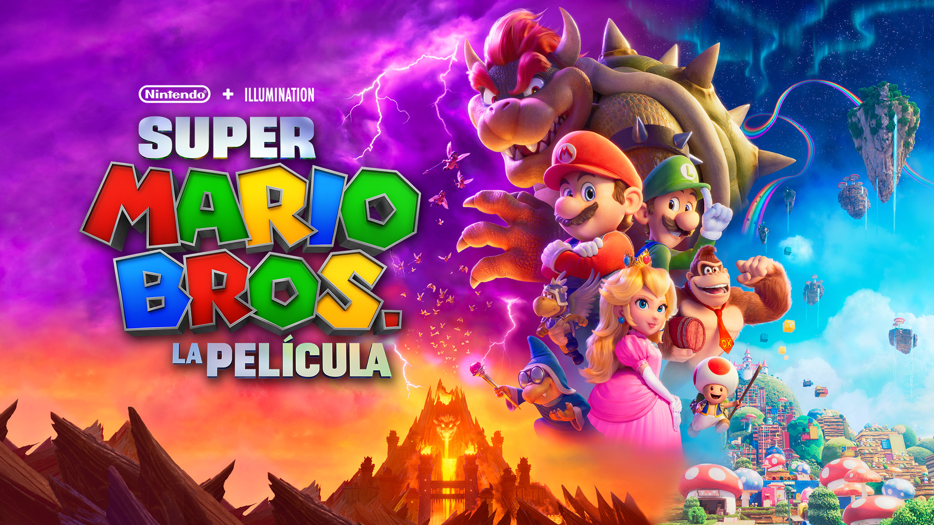 Poster Horizontal Mario Pelicula
