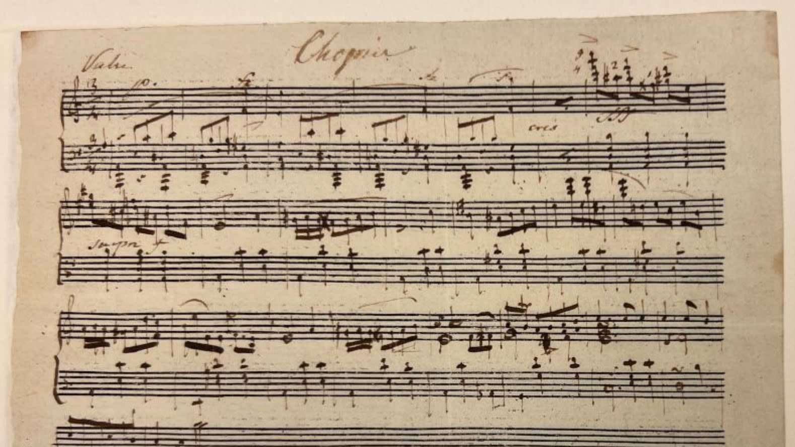 Nueva obra de Chopin